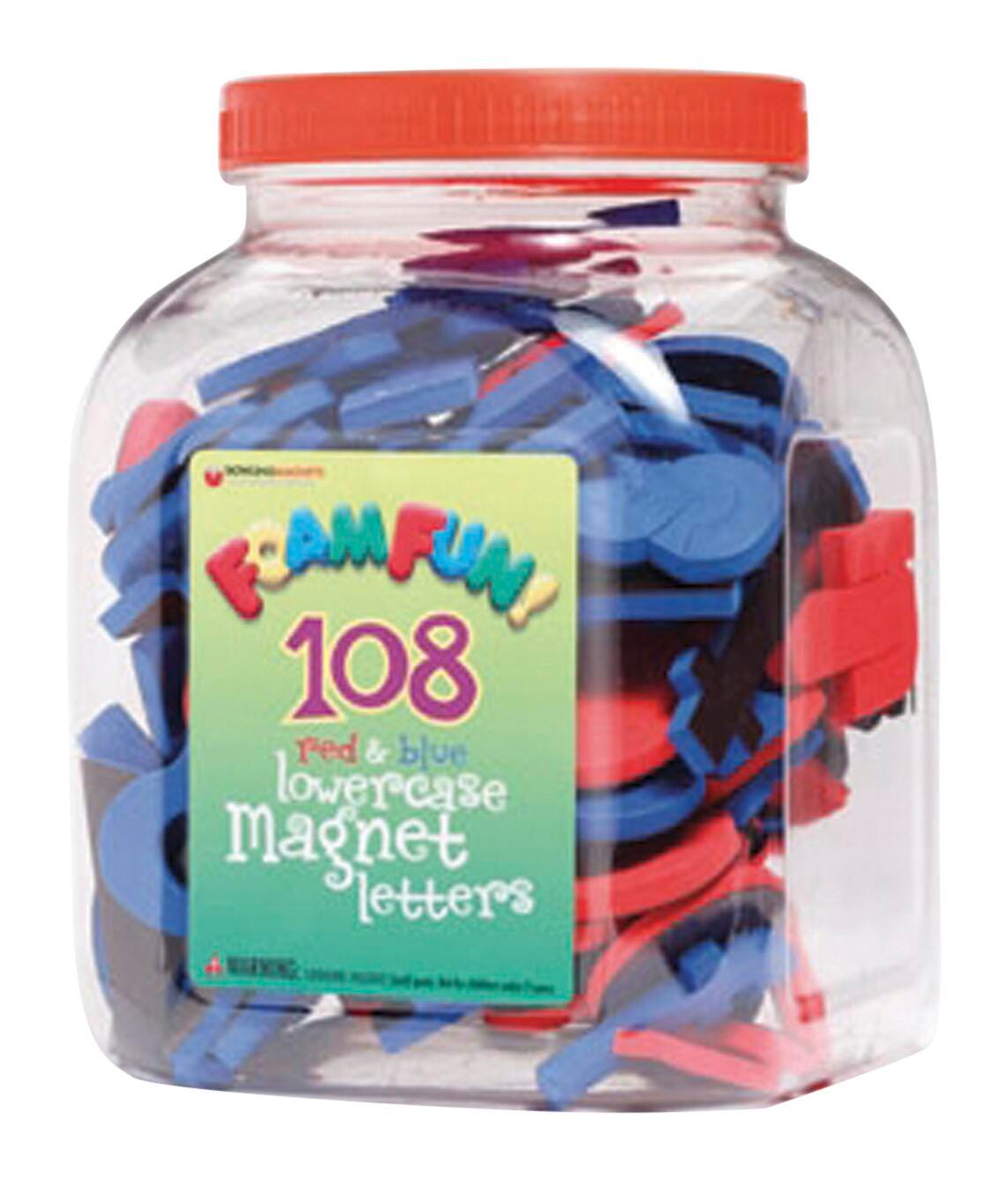 Dowling Miner Foam Fun 112 Magnetic Letters, Lowercase, Set of 112, Item Number 076738